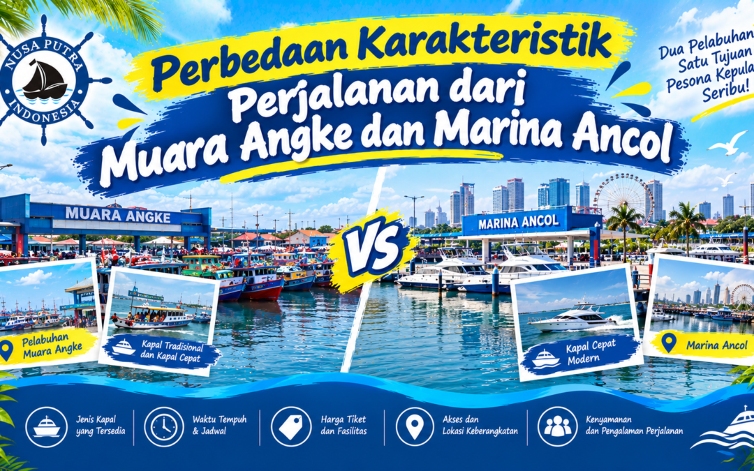 Perbedaan Karakteristik Perjalanan dari Muara Angke dan Marina Ancol