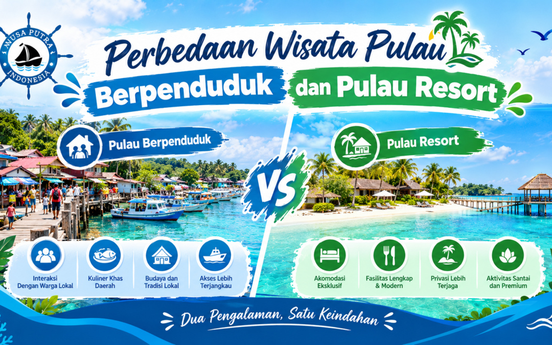 Perbedaan Wisata Pulau Berpenduduk dan Pulau Resort